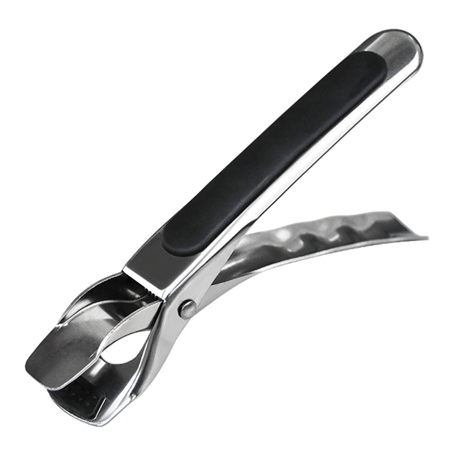 MOVKZACV Stainless Steel Bowl Clip Gripper Tongs For Lifting Hot Dishes Bowl Pot Pan Plate From Pot Microwave Oven Air Fryer(Black/6.69x3.74inch)