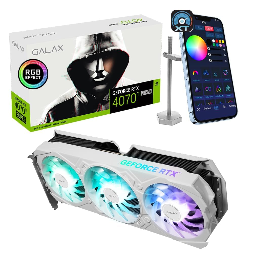 グラフィックボード・グラボ・ビデオカード Galax RTX4070tisuper Amazon | Galax NVIDIA GeForce RTX 4070 Ti Super SG 1-Click