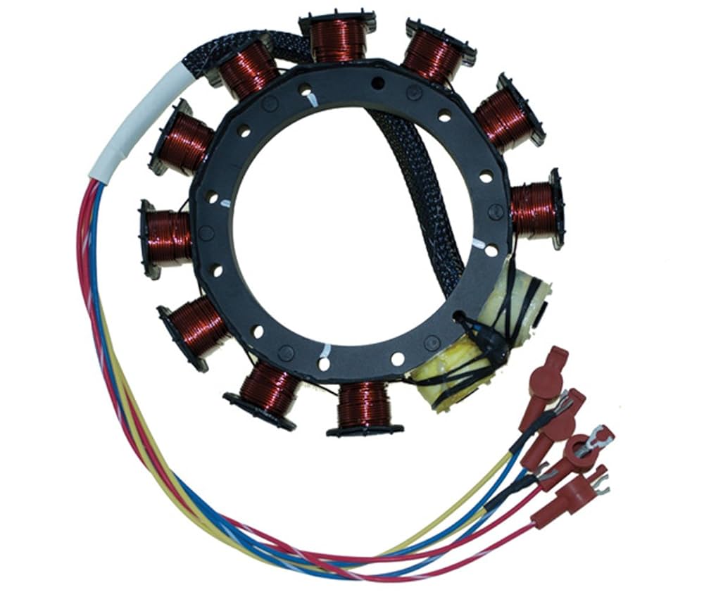 Amazon.com: Mercury Stator 9 AMP 3, 4 Cyl 50 Hp 1984-1990
