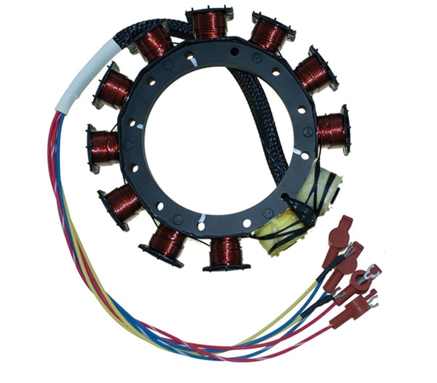 Mercury Stator 9 AMP 3, 4 Cyl 45 Hp 1981-1989 Model# Elect