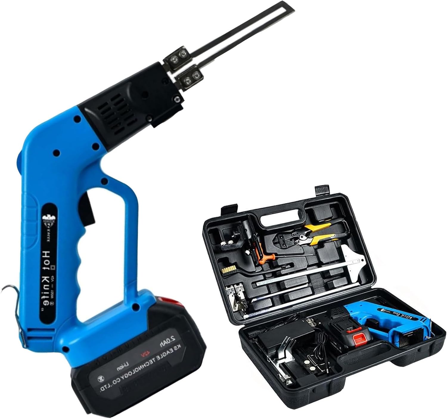 Professional 150W Cordless Foam Cutter, Hot Knife Tool with Rechargeable Battery for XPS EPS Insulation Foam, Plastic, and Craft Material Cutting