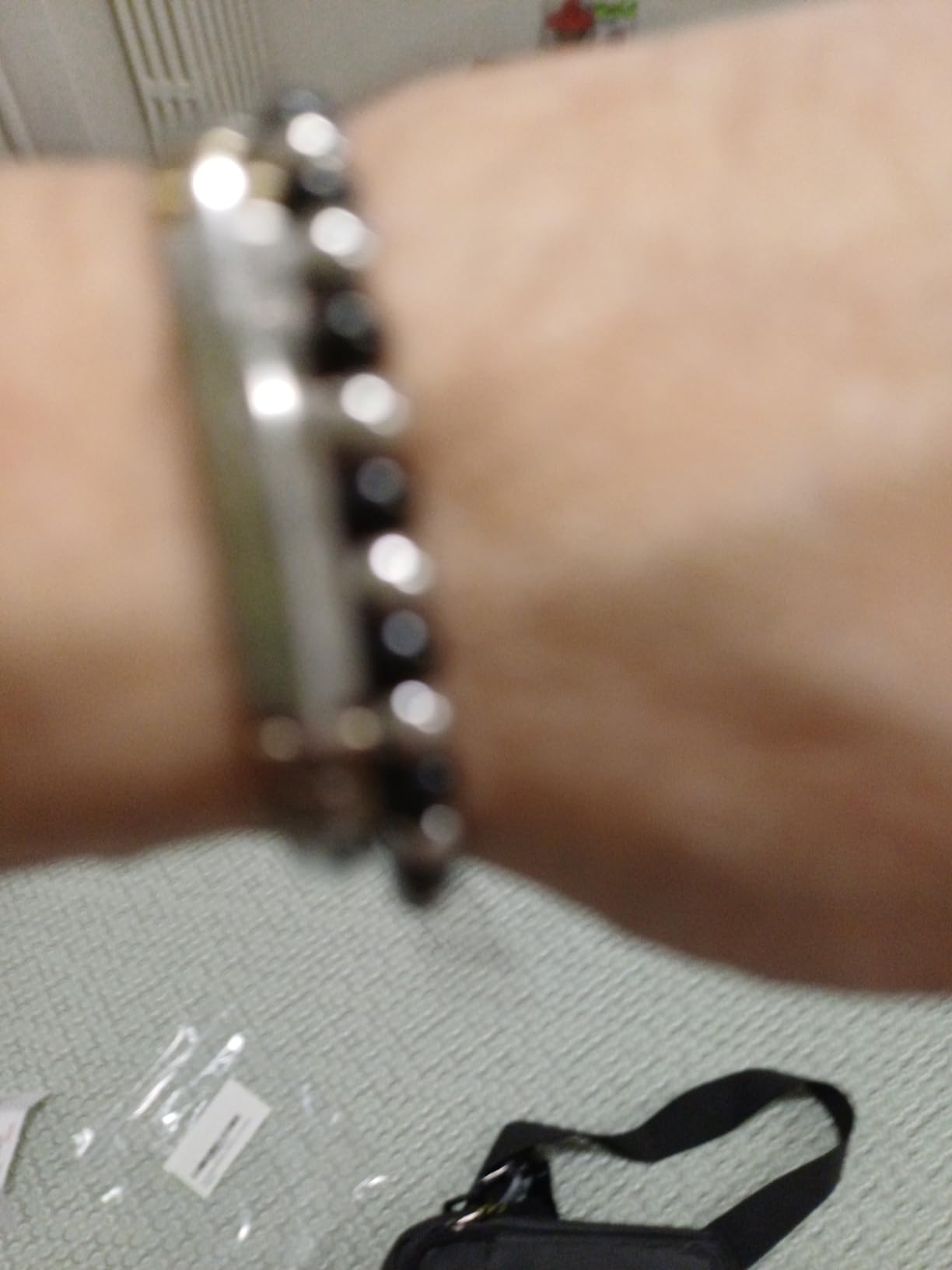 Bracciale Uomo Donna SAGA GIOIELLI - Acciaio Inossidabile, Sfere 4mm