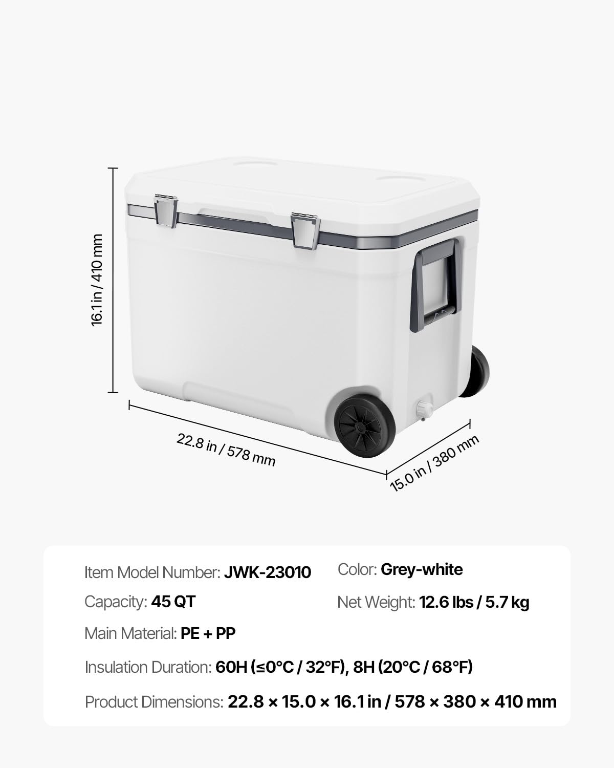 VEVOR Refrigeratore Portatile