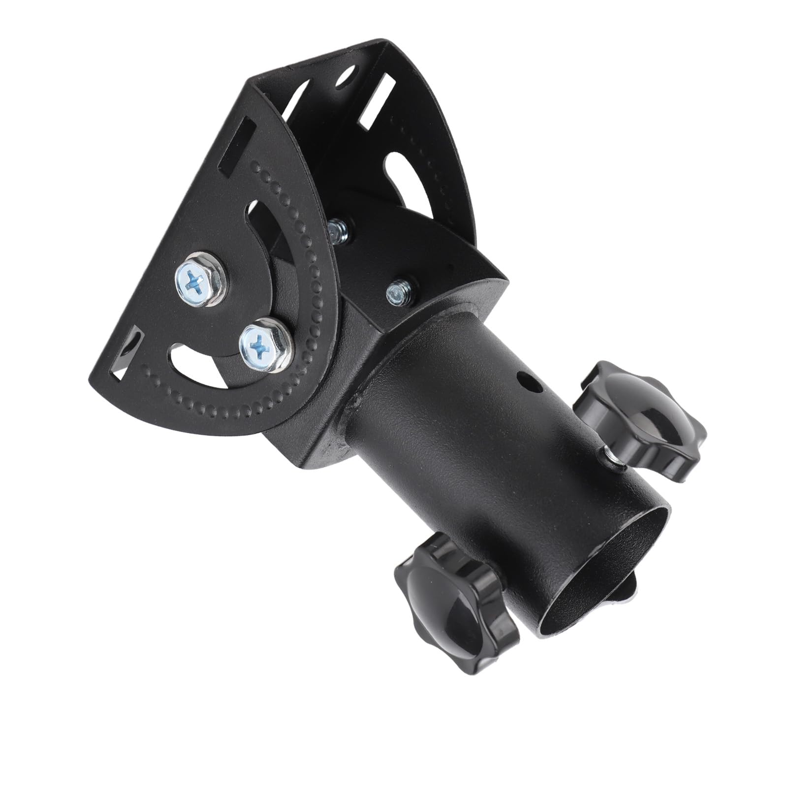 Socobeta Adaptateur de Montage sur Poteau Satellite Noir Réglable pour Antenne Parabolique Standard Gen 3, Installation Facile, Utilisation Sûre, Conception Durable 7,1 X 5,6 Pouces
