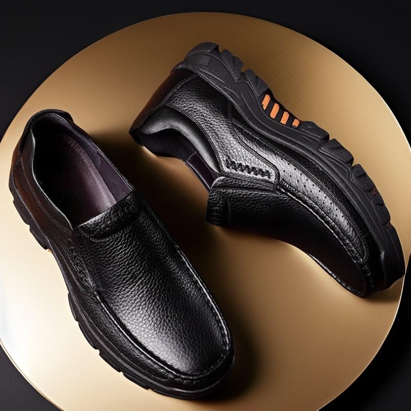 Men's Office Flats Slip On Pointed Toe Derbys Classic Formal Business Shoes Oxford Dress Shoes for Men4