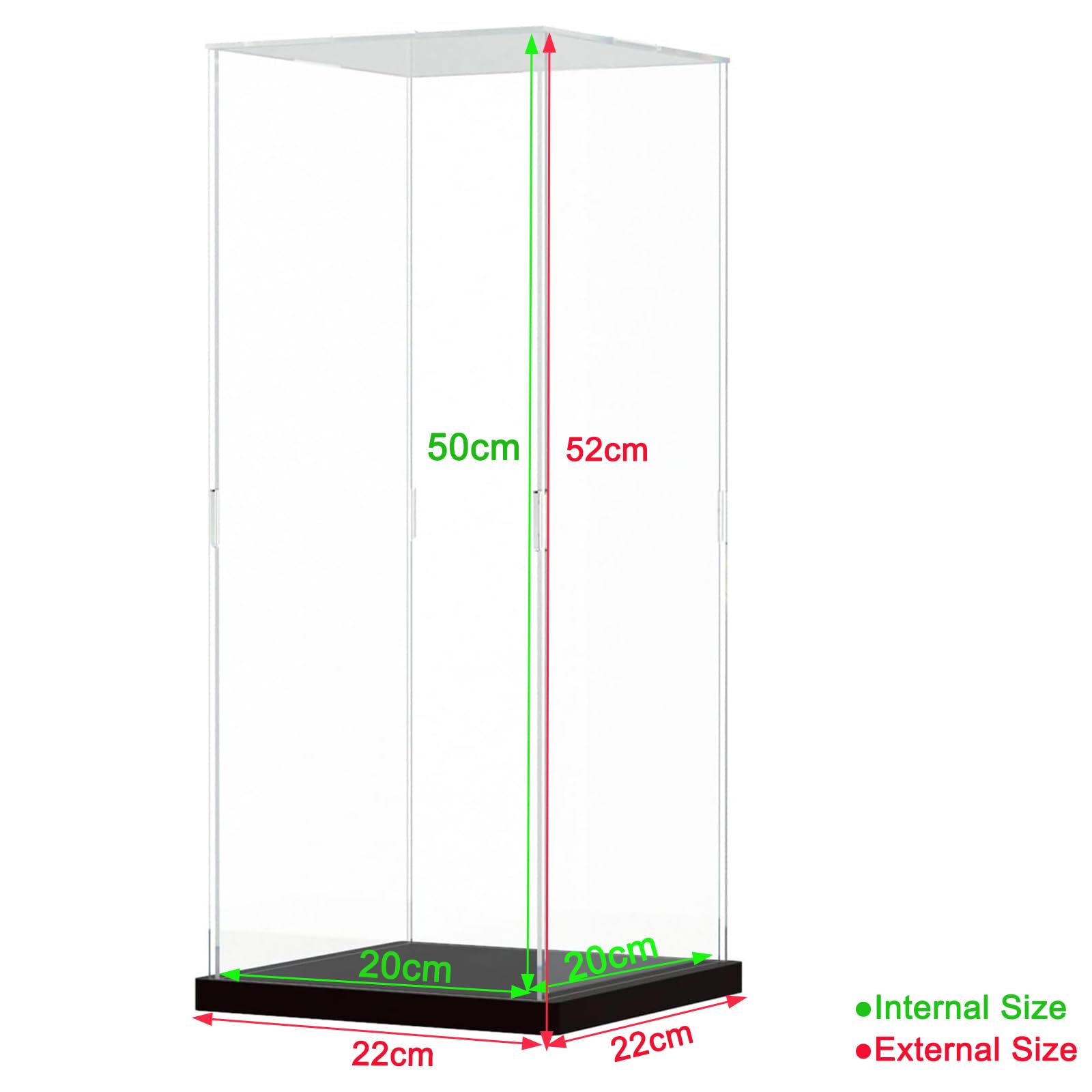 Display Case for Collections for Lego 21042 Statue Liberty 42221 NASA Artemis - Image 2