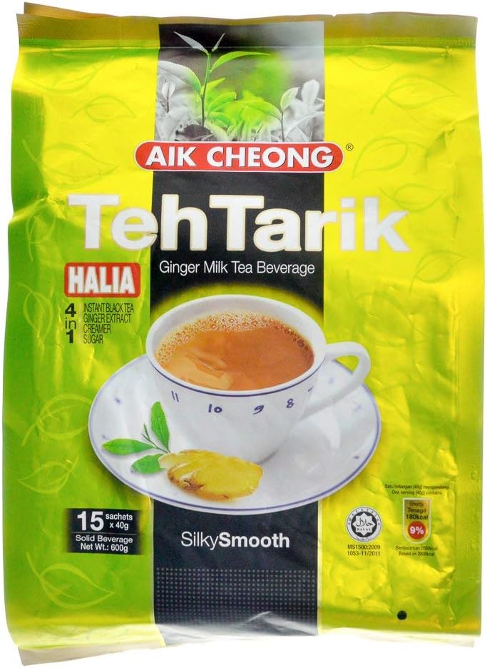 Aik Cheong TehTarik Halia Ginger Milk Tea Beverage 600g)