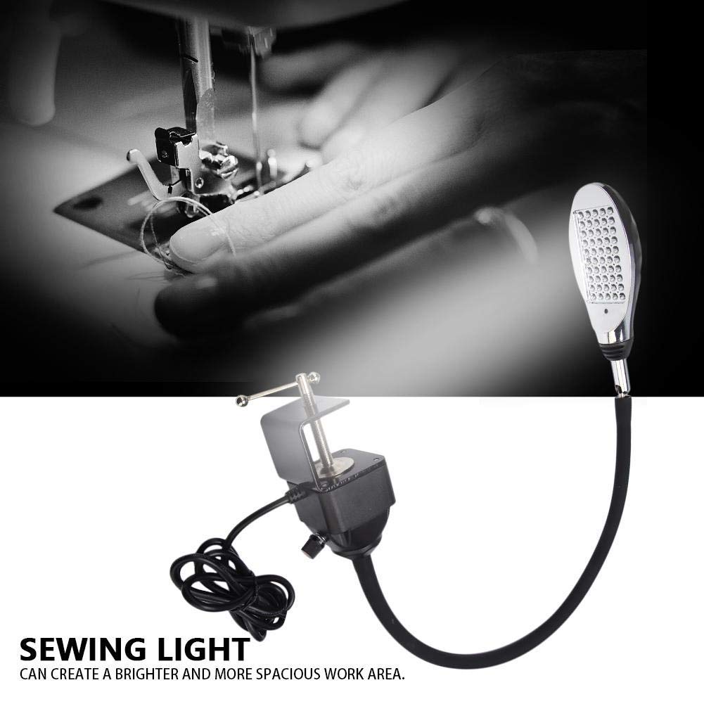 Lampe de la Machine à Coudre LED, 8W 3 Niveaux de Gradation de la Lampe de Travail LED pour Machines Industrielles et Domestiques(EU plug)