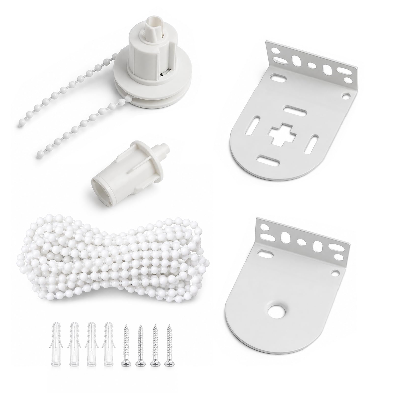 30mm Roller Blind Repair Kit with Clutch, Metal Brackets and 3m Chain