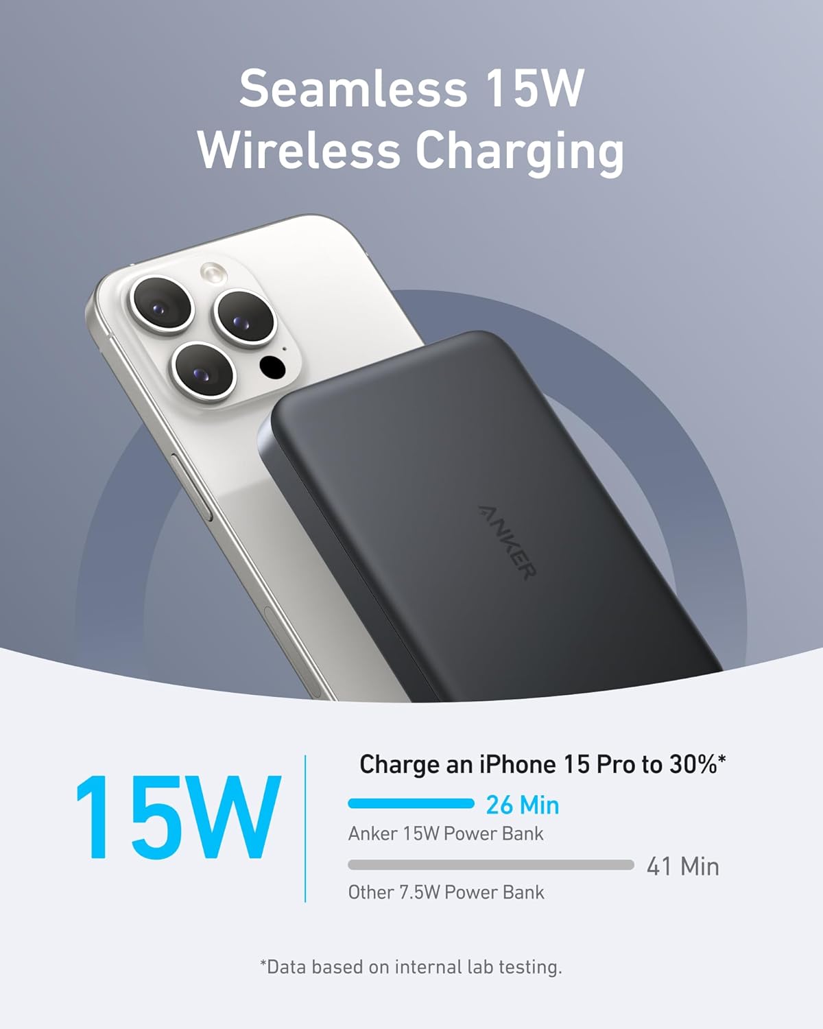 Anker MagGo Power Bank (10000mAh, Slim) Anker MagGo Power Bank (10000mAh)  バッテリー Anker MagGo Power Bank Anker MagGo Power Bank (10000mAh, Slim)
