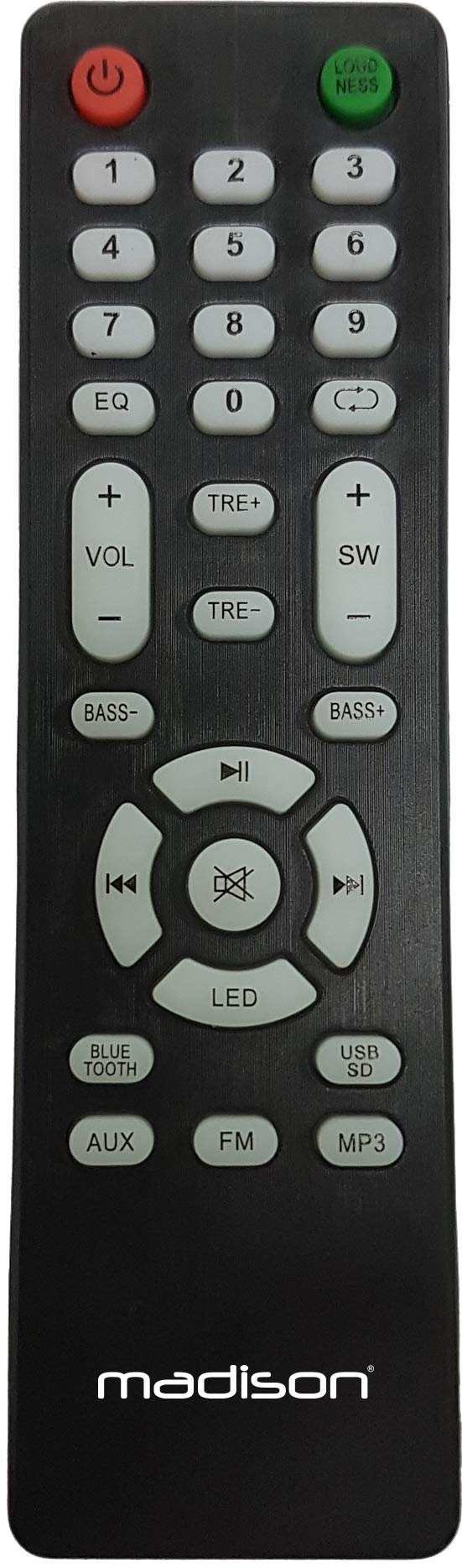MADISON MAD-CD10 Lecteur CD Salon & Amazon Basics Câble audio RCA 2 mâles vers 2 mâles - 1,22 m
