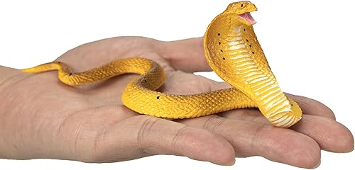 Miniatura 3 de Figuras de cobra de juguete de serpiente falsa, regalo de broma para Halloween, accesorio de broma del día de los inocentes, decoración de jardín