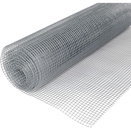 RETELANDIA - Rete ZINCATA Maglia 13X13 mm, h 100 cm x 10 m, Ideale per Voliere, Gabbie Animali e Filtri