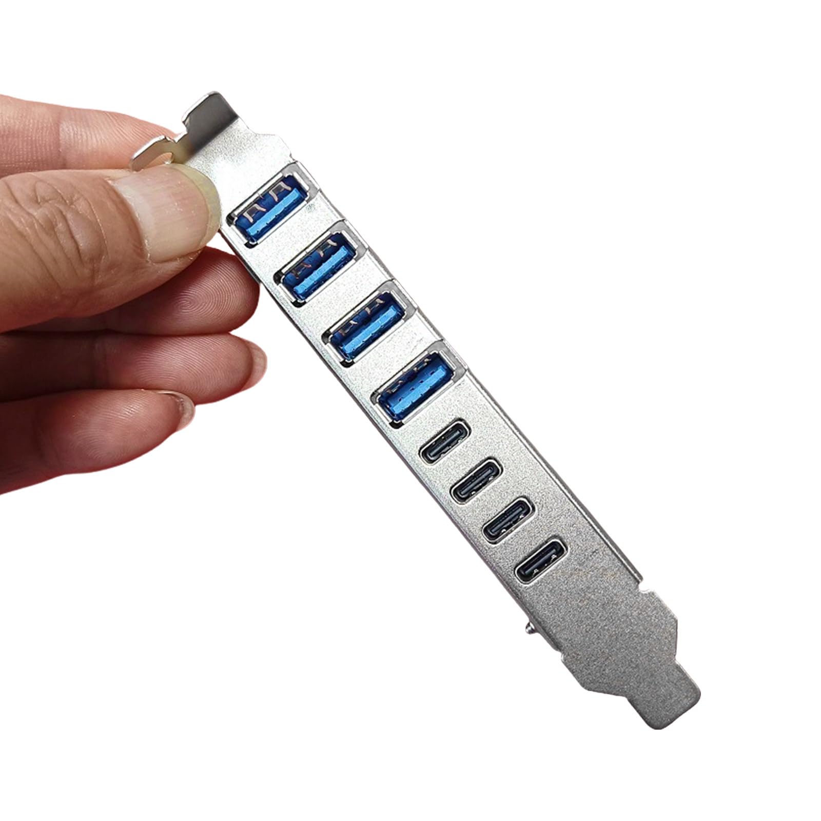 PCIe do 4 portów USB 3.2 i 4-portowa karta rozszerzeń TypeC ASM1142 kontrola 10 Gb/s szybka prędkość do pulpitu karta rozszerzeń PCIE
