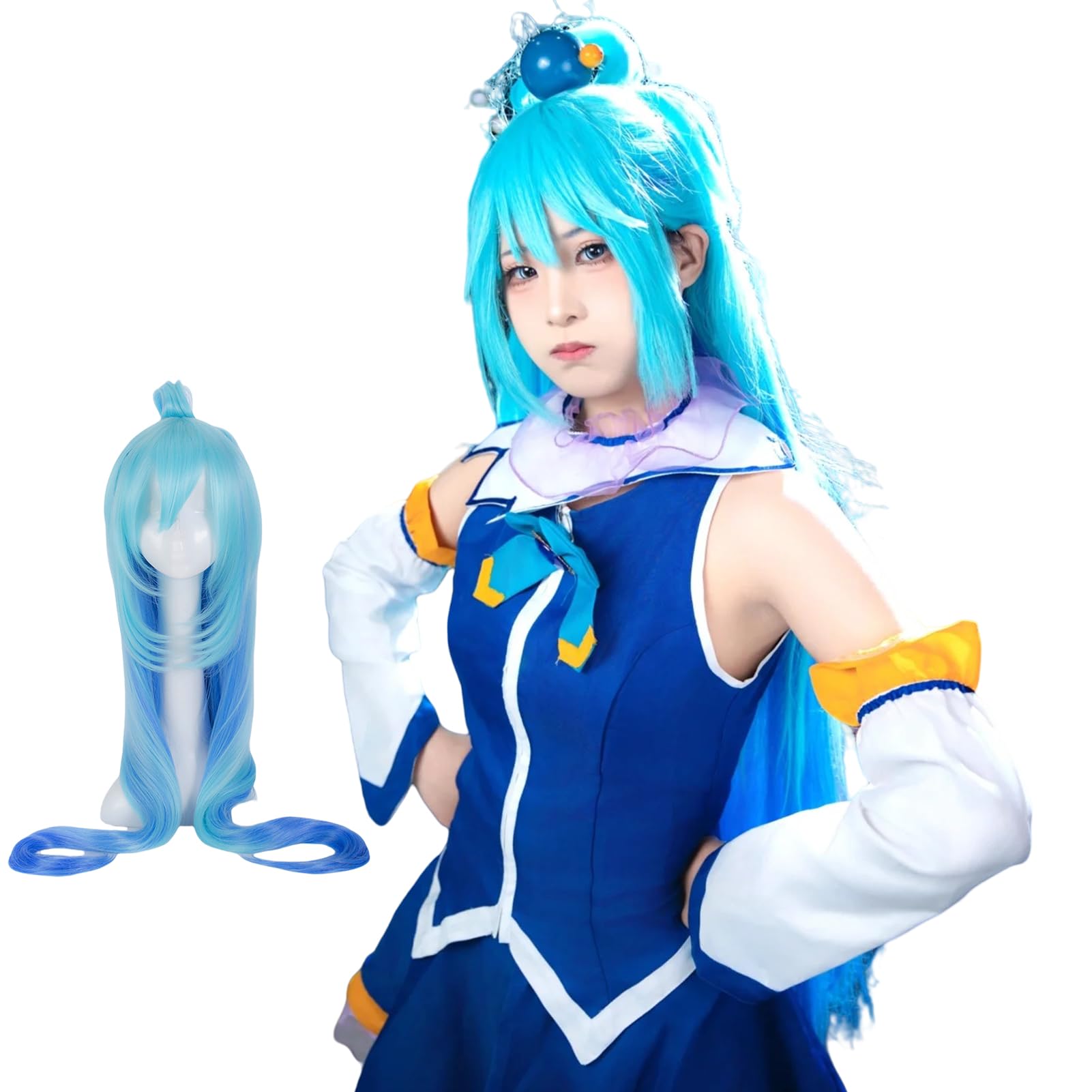 【杖付き】フルセット このすば アクア コスプレ 衣装 杖付き】フルセット このすば アクア コスプレ 衣装 杖付き