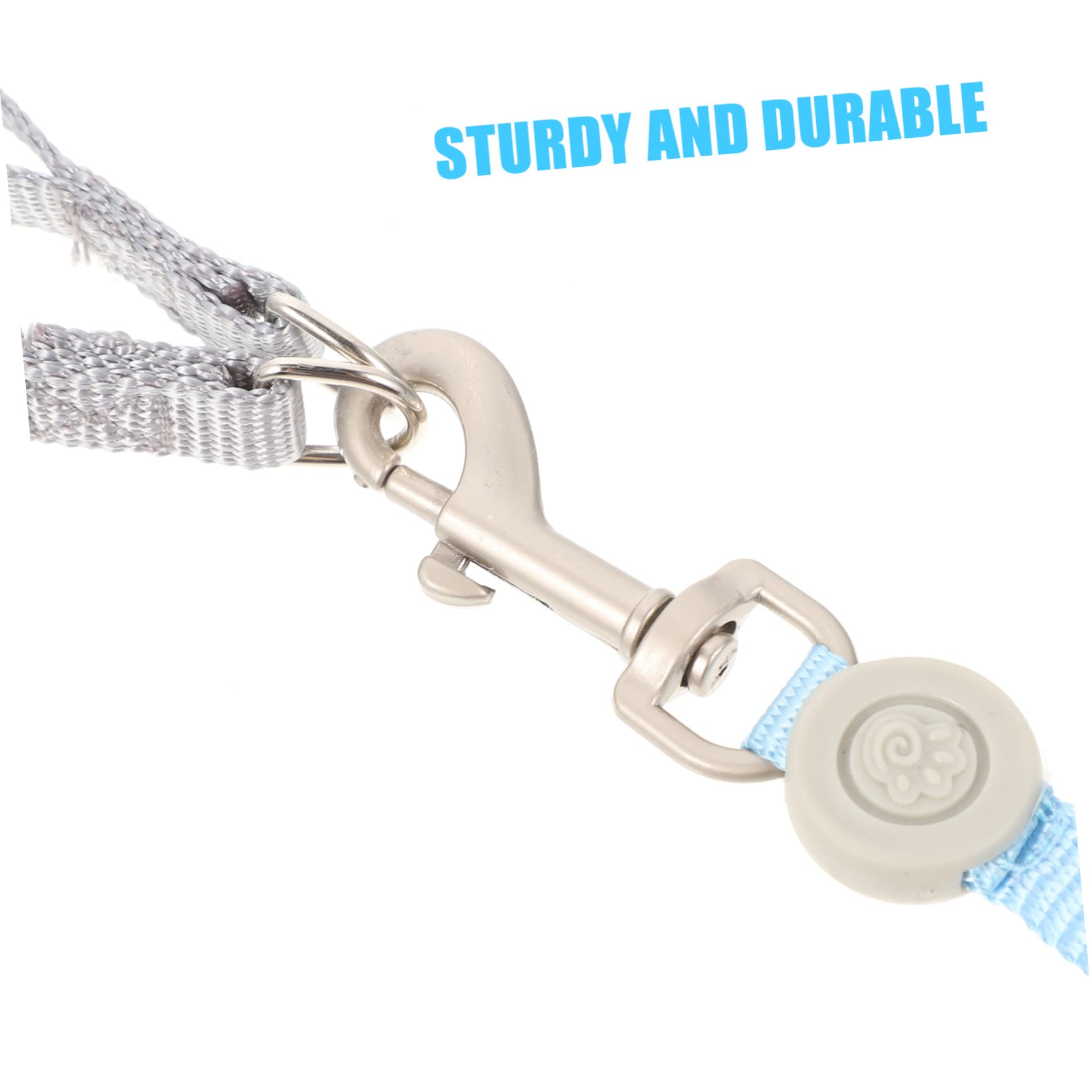 HEMOTON Cat Harness and Leash Metal Harness for Cats Comfortable for Outdoor Walking and Training