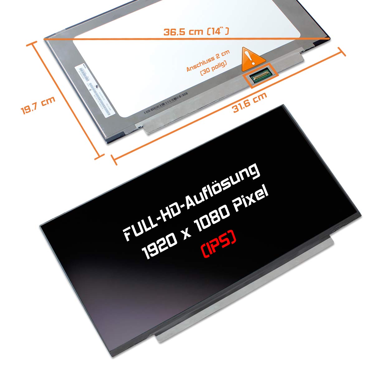 14" LED Display matt passend für HP EliteBook 840 G5 IPS Full-HD