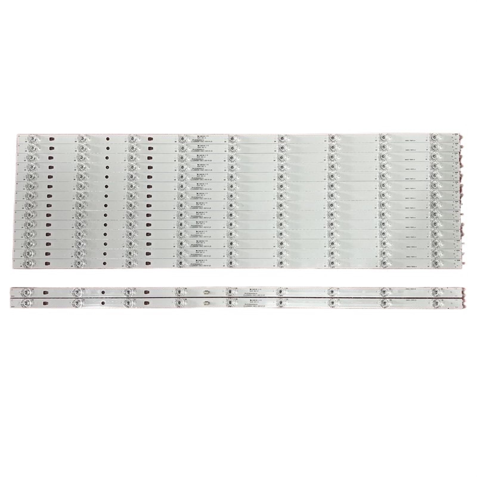 Kit Striscia di retroilluminazione a LED(16) Compatibile for TV 65 LS65AL88A71 LS65AL88A72 LSC650FN05-W LED65D09-ZC14AG-01 30365009207 LED65D09-03 04