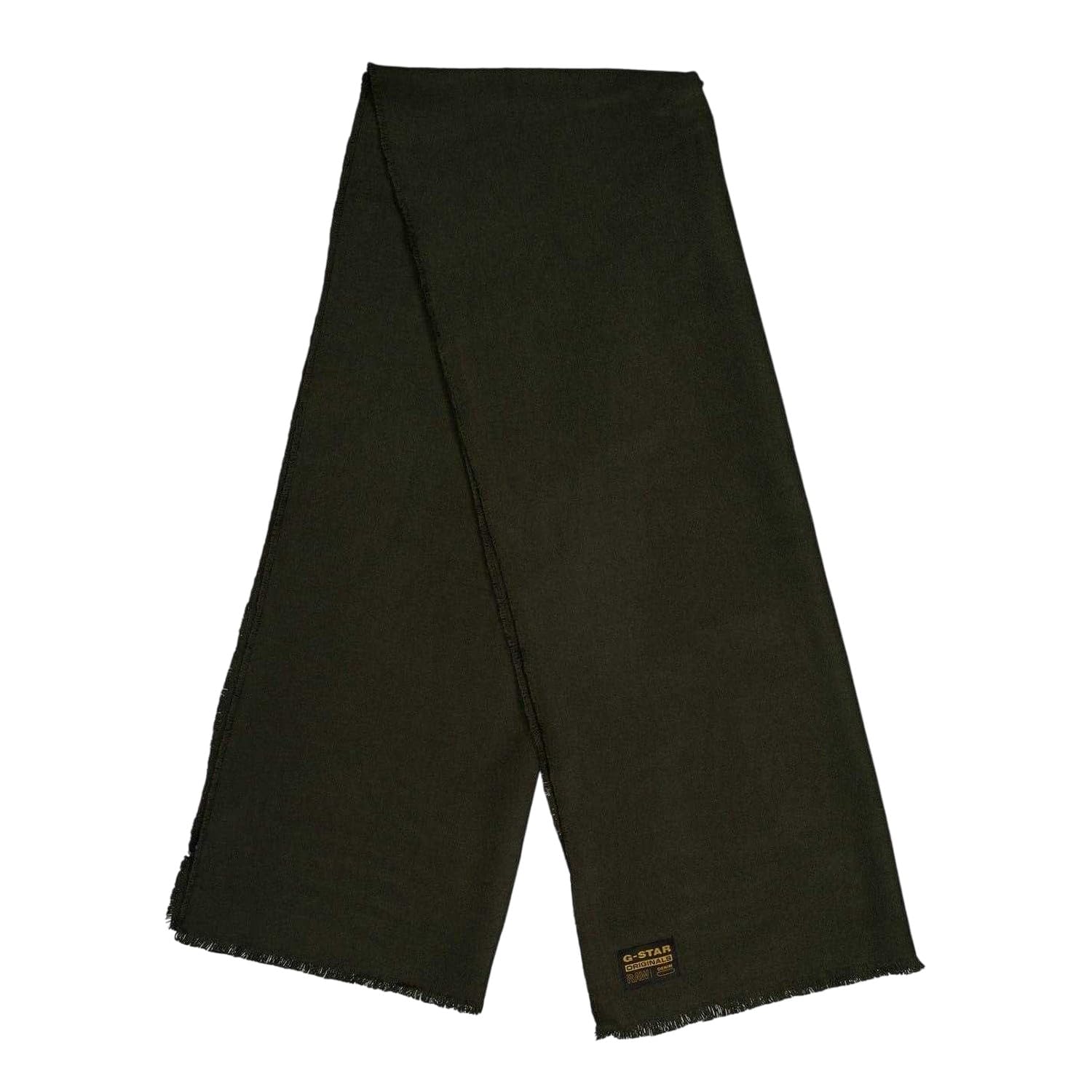 Bufanda G-STAR contra el frio gris asfalto tejida de 200 cm con flecos Dorala unisex 3