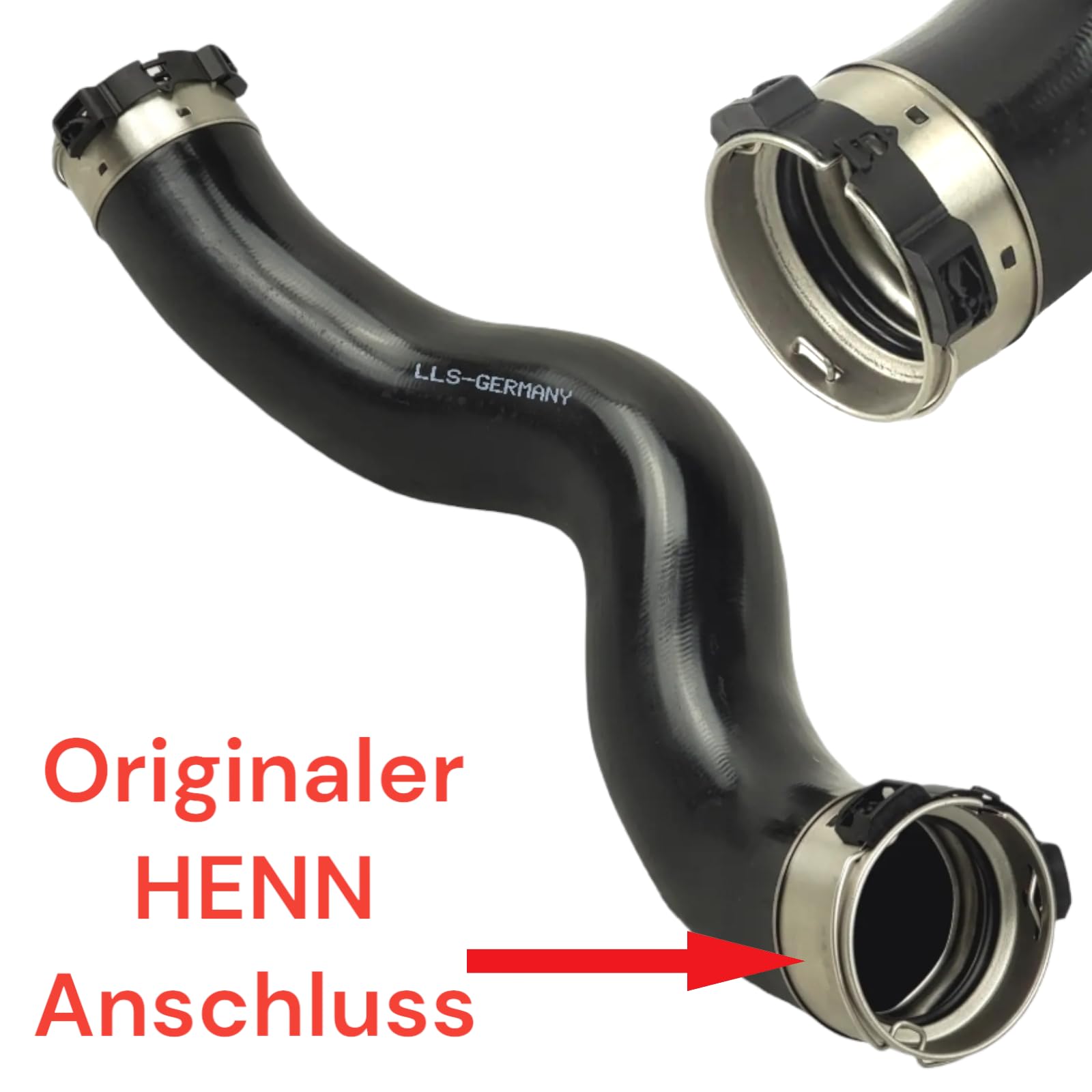 LLS-GERMANY Ladeluftschlauch kompatibel mit BMW 5er 520d 525d 2016-2023 OEM 11618572859