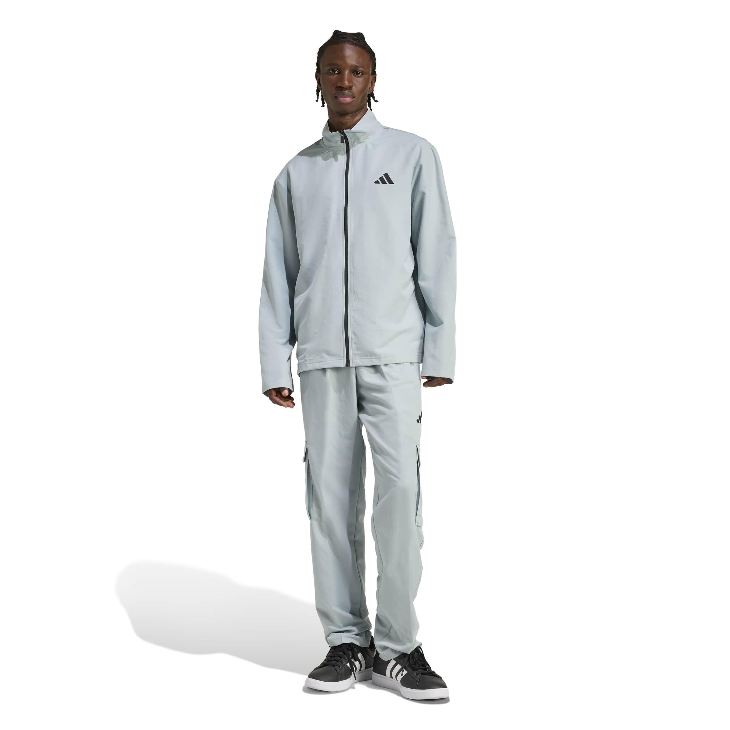 adidas Sportswear Woven Cargo Tracksuit Tuta da allenamento Uomo (Pacco da 1)