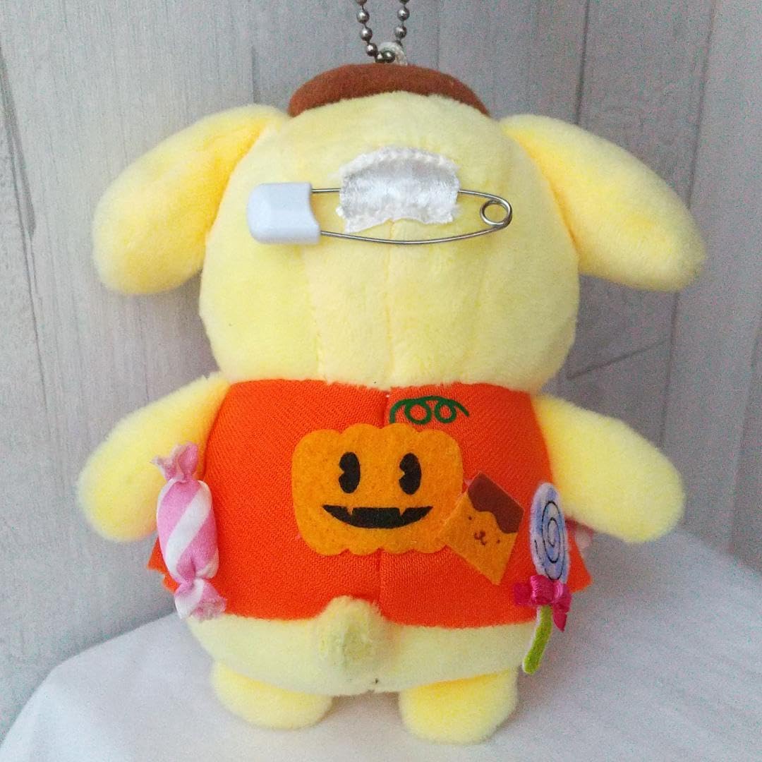ポムポムプリン サンリオ ハロウィン かぼちゃ マスコット ぬいぐるみ Amazon.co.jp: ポムポムプリン ハロウィン かぼちゃ