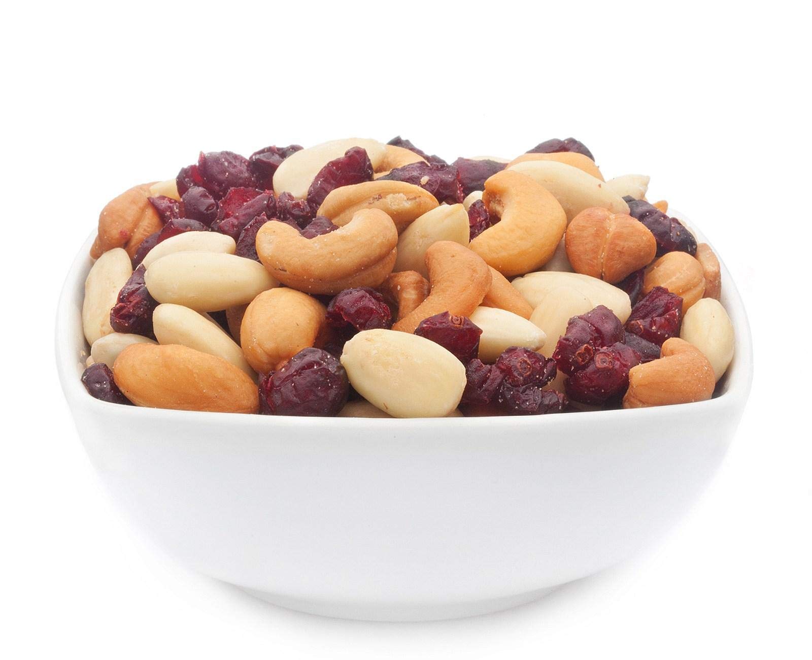 1 x 3kg Nussmischung Manhattan Snack mit Cashew Mandel Cranberry leicht gesalzen zuckerfrei salzfrei vegetarisch vegan glutenfrei laktosefrei 100 % Premium