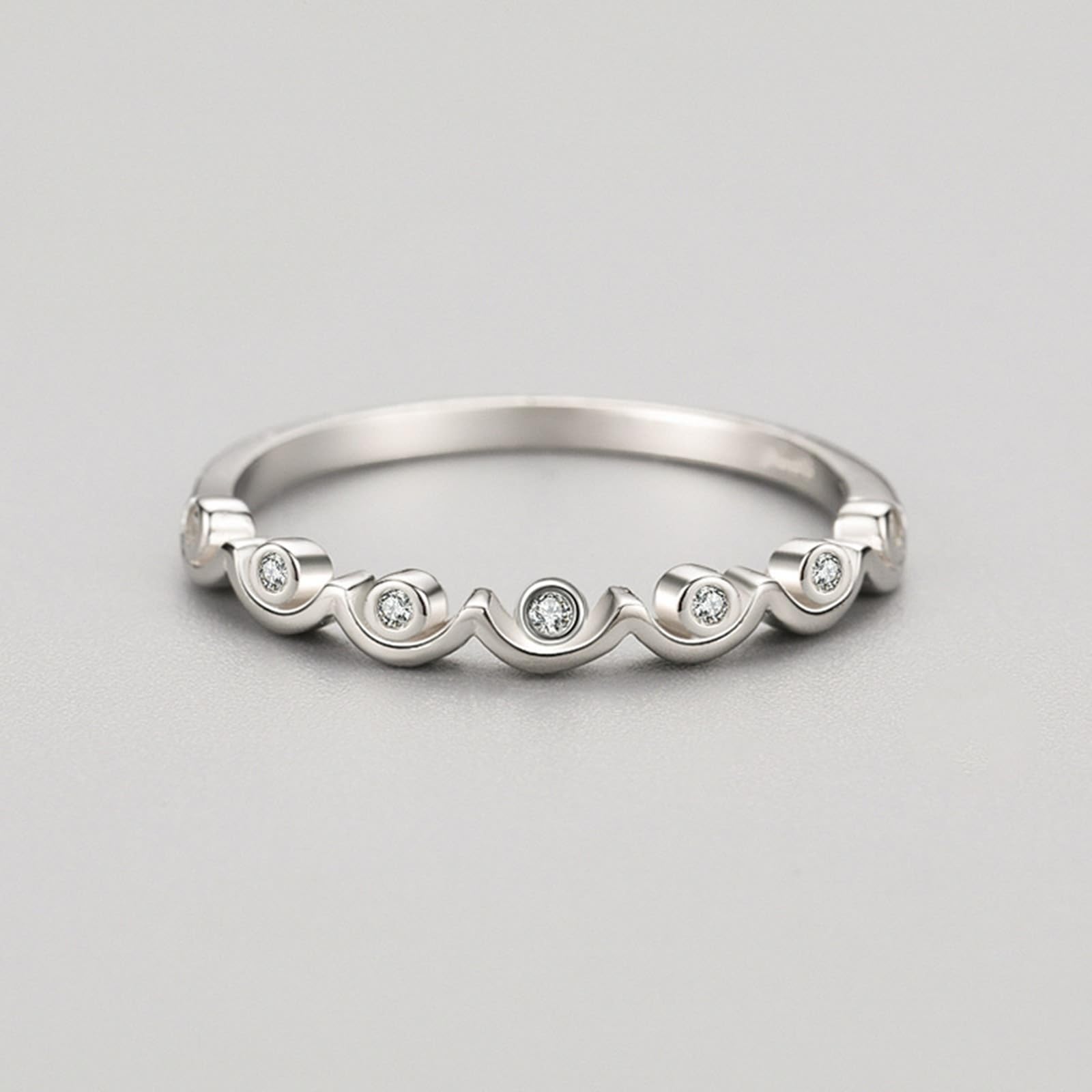 KnSam Prawdziwe złoto biżuteria żółte złoto 18K 750 obrączki ślubne geometryczne para pierścionki z diamentem, bransoletka ślubna PT950 platyna, rozm. 47-65