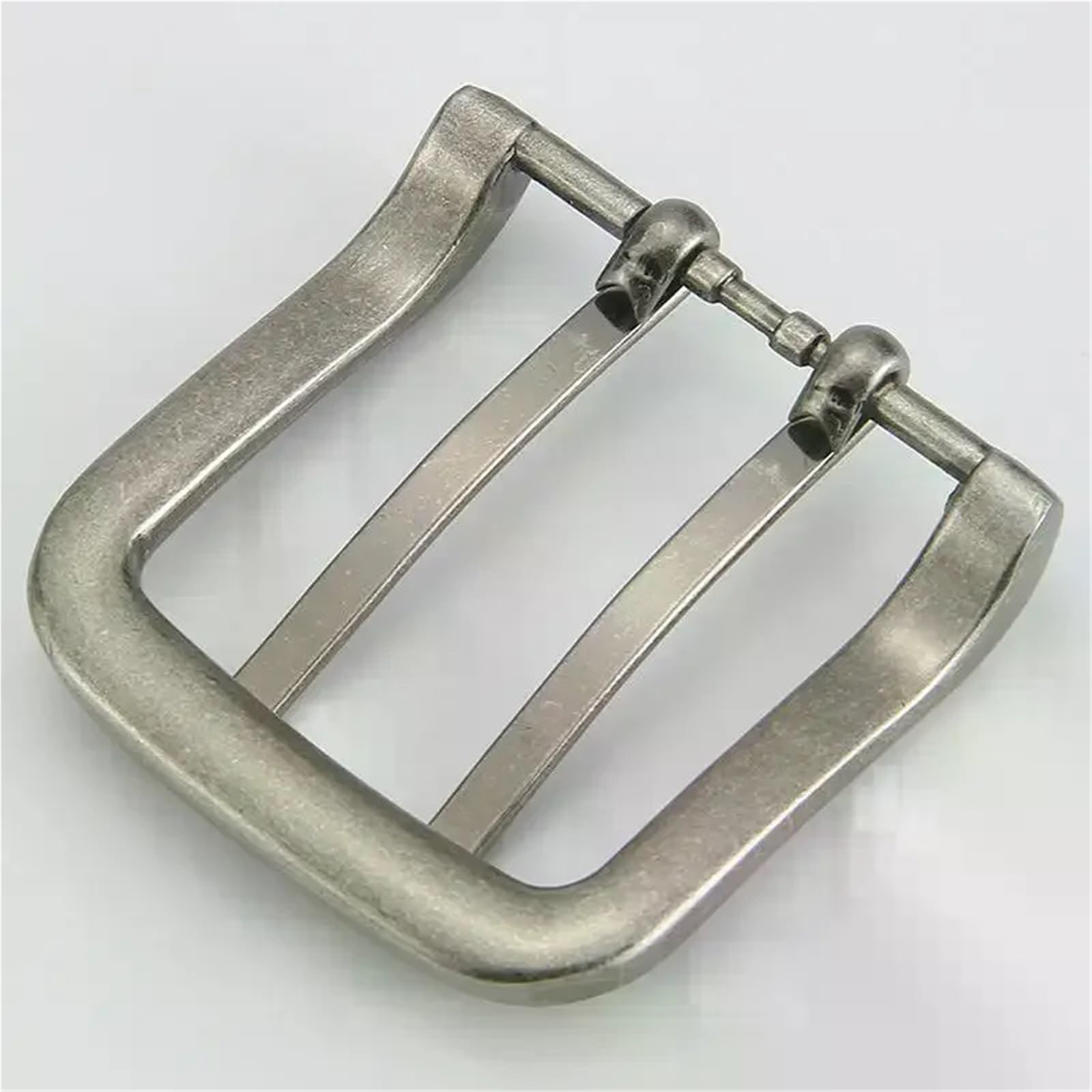 10piece 40mm Metal Belt Buckles para Cinturones | Double Pin Buckle End Bar Fit For 37mm-39mm Leather Belt Craft Parts