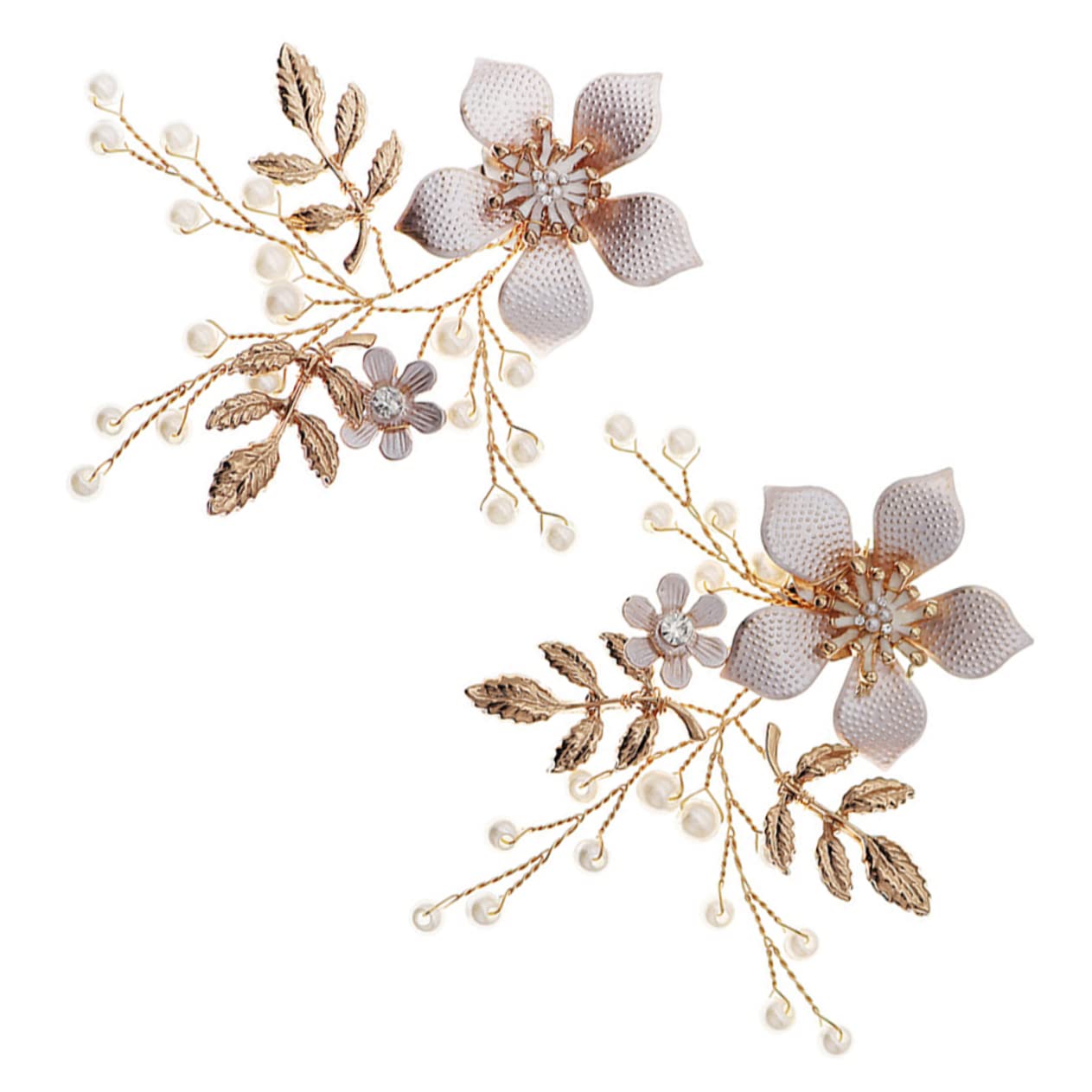 GALPADA 5paia Bride Shoe Clips Decorazioni Per Scarpe e Accessori Rimovibili Per Matrimonio e Versatili Per Cerimonie e
