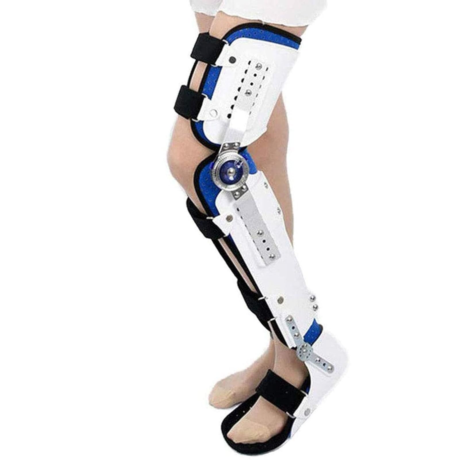 Rodillera, Ortesis De Tobillo Y Pie De Rodilla Ajustable, Ortesis De Tobillo Y Pie Rodilla Muslo Fijo, Articulación De Rodilla Tobillo Pie Deporte Y Fijador De Tobillo, Tamaño Universal