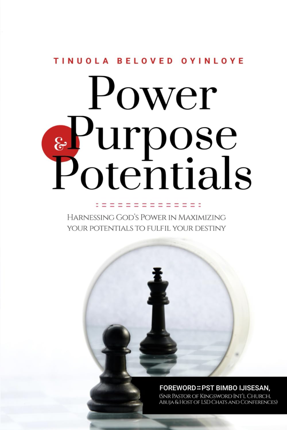 Power, Purpose & Potentials: Harnessing God’s power in Maximizing your Potentials to fulfil your Destiny