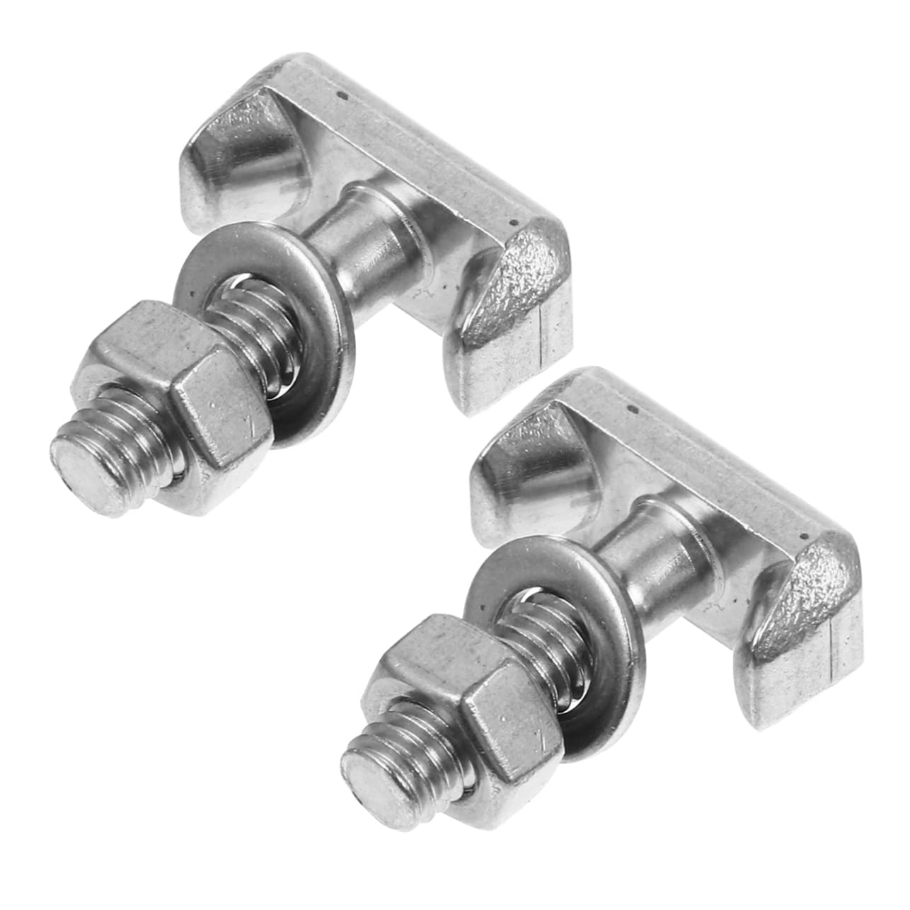 PRETYZOOM 2pcs Stainless Steel t Bolt Nut for Battery Terminal Connectors High Grade Easy Install
