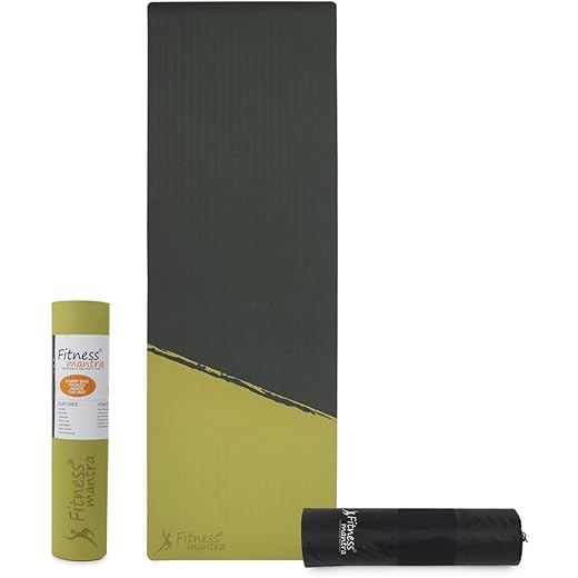 Fitness Mantra TPE 8mm Anti-Slip Yoga Mat