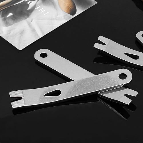 Miniatura 3 de Zorfeter 4 piezas mini palanca, bolsillo de acero inoxidable manivela de bolsillo pequeña Prybar EDC herramienta abridor de supervivencia, 3