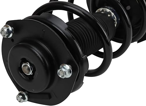 Miniatura 586 de TRQ Kit de suspensión delantera, conjunto de amortiguadores y resortes, barra estabilizadora, enlace estabilizador compatible con Chevrolet