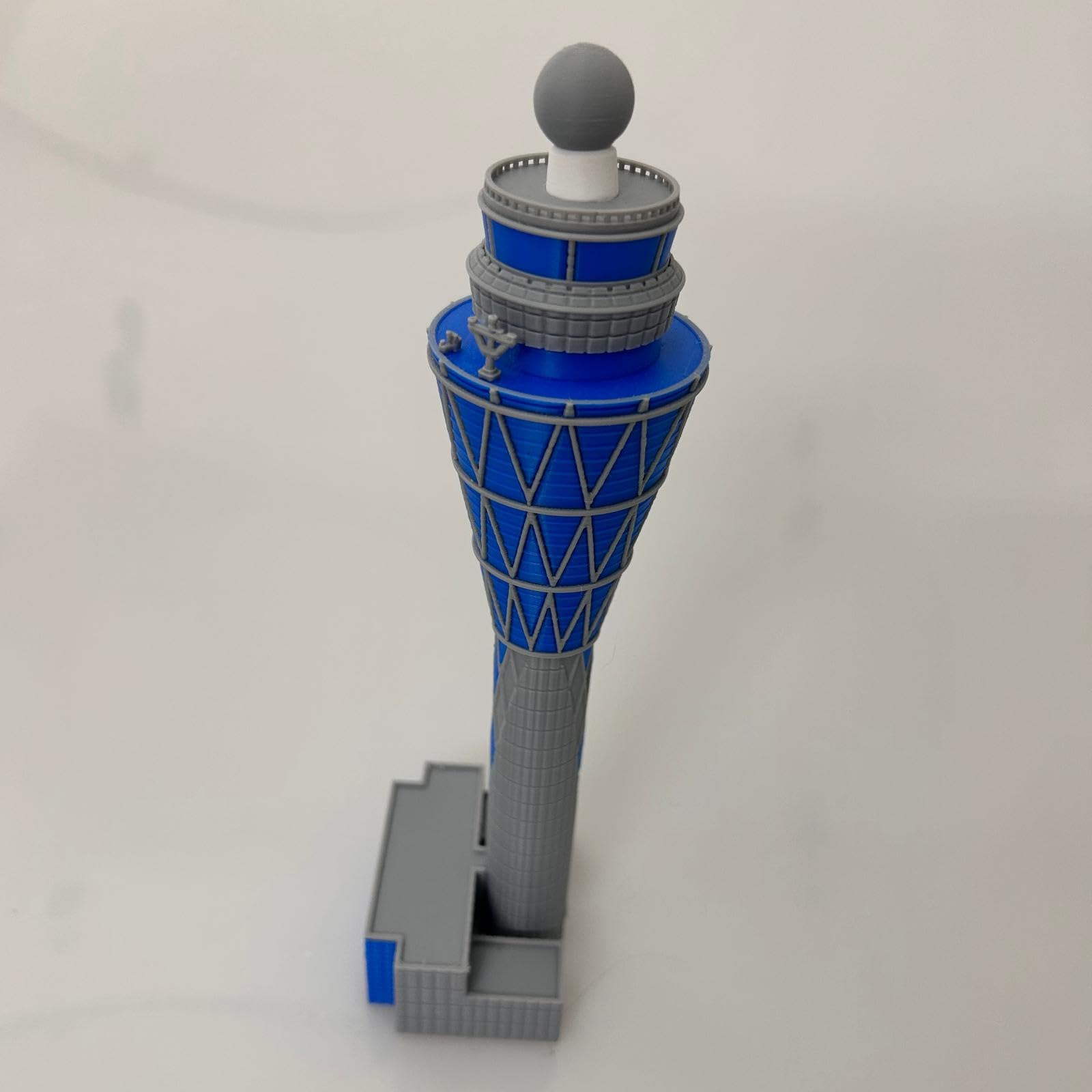 1:400 Flughafen Kontrollturm Modell, Simulations Diorama Zubehör, Dekoration