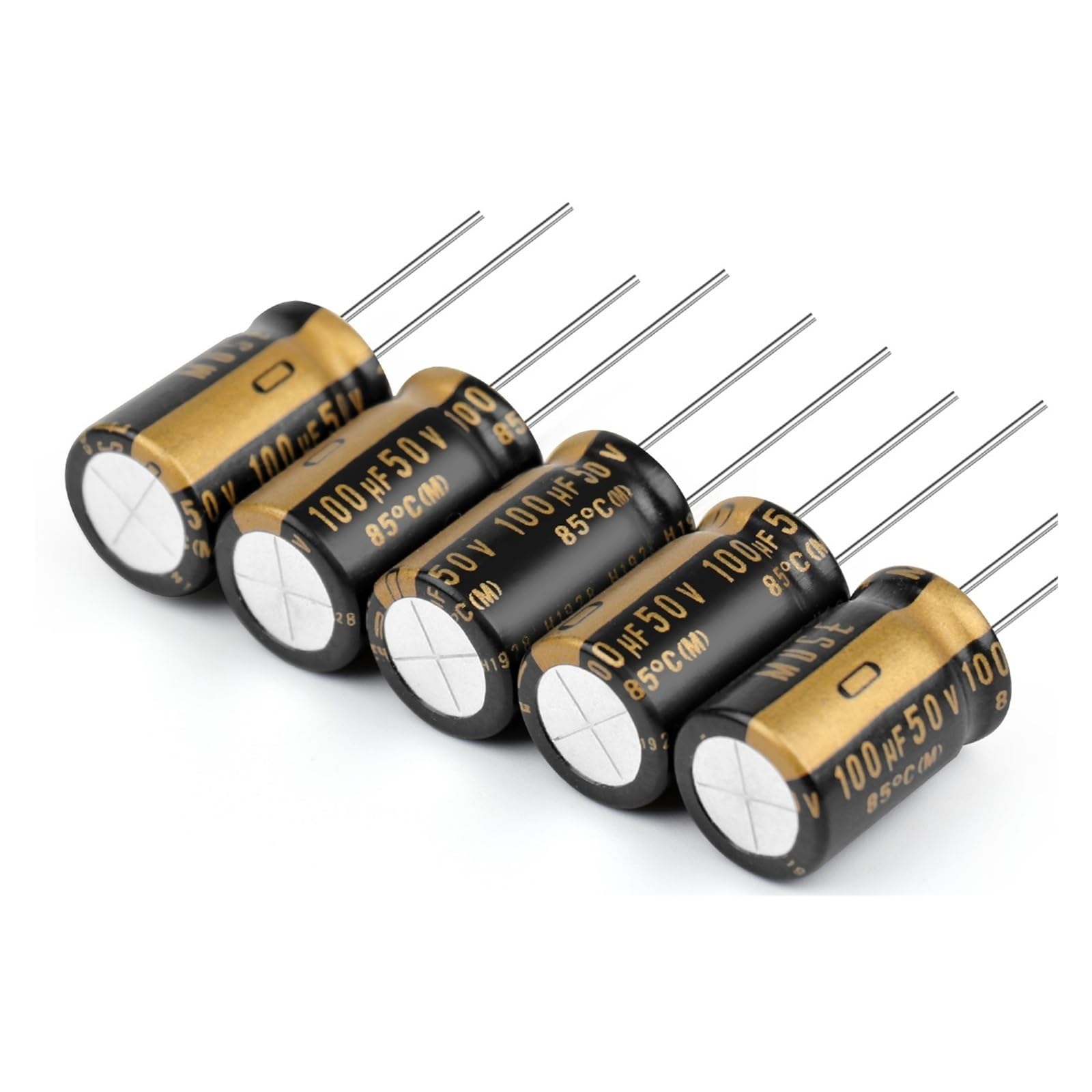 2 sztuki kondensatorów elektrolitycznych z filtrem audio nadającymi się do wzmacniacza audio HiFi 25V 50V 100V 25UF 50UF 100UF 47UF 100UF 220UF 470UF 1000UF (rozmiar: 100V220UF 16x35.5)