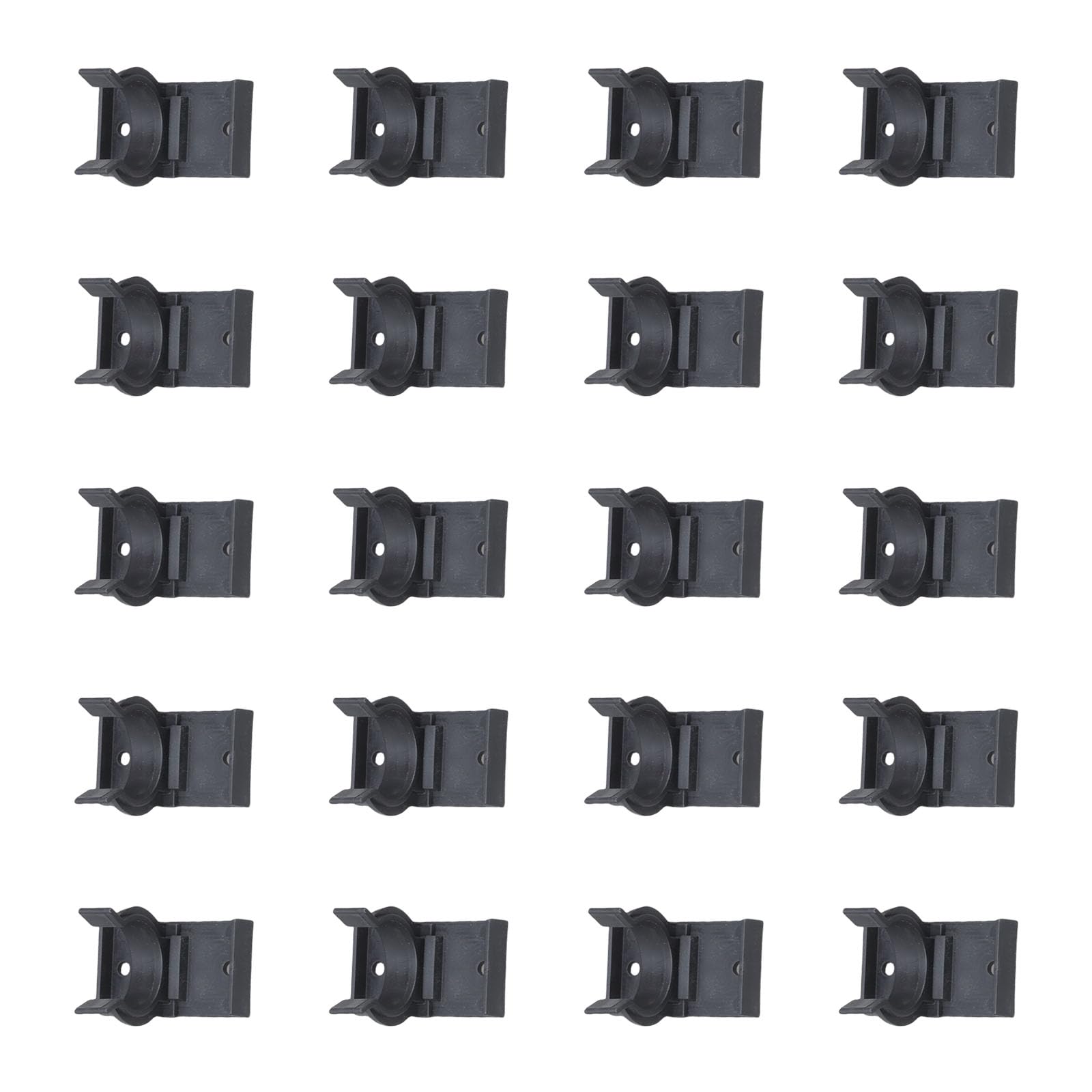Buxuaaaa Multicolor 20Pcs Cabinet Kick Buckle Plinth Clamps Furniture Foot Clip Kitchen Skirting Clip Adjustable Cabinet Kick Buckle Furniture Plinth