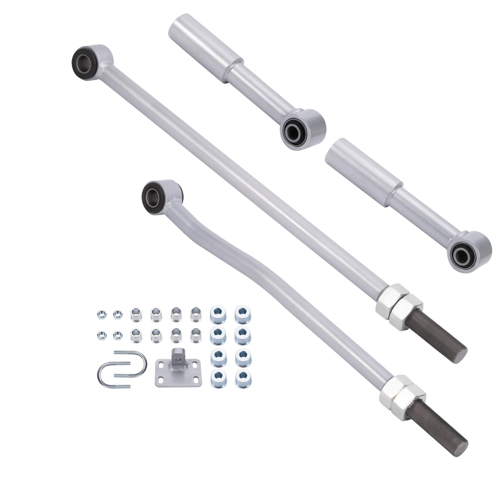 maXpeedingrods Kit de barres de direction Panhard, réglables, 2 à 6 ascenseurs, avant et arrière, pour Nissan Patrol GU Y61 ST RHD