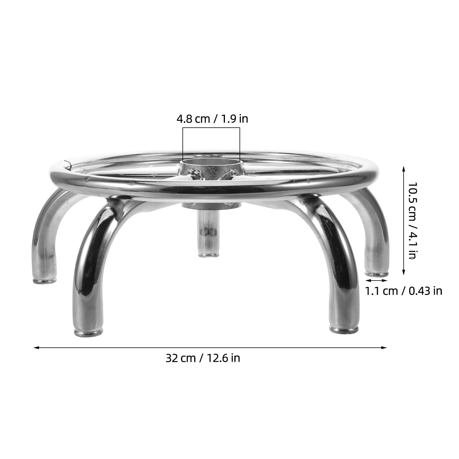 Lurrose Podstawa fotela gamingowego 12,6 cala, podwozie 32 cm do montażu