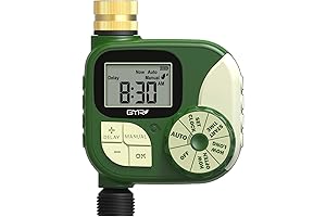 Sprinkler Timer for Garden Hose - Automatic Watering System with Manual/Rain Delay Mode