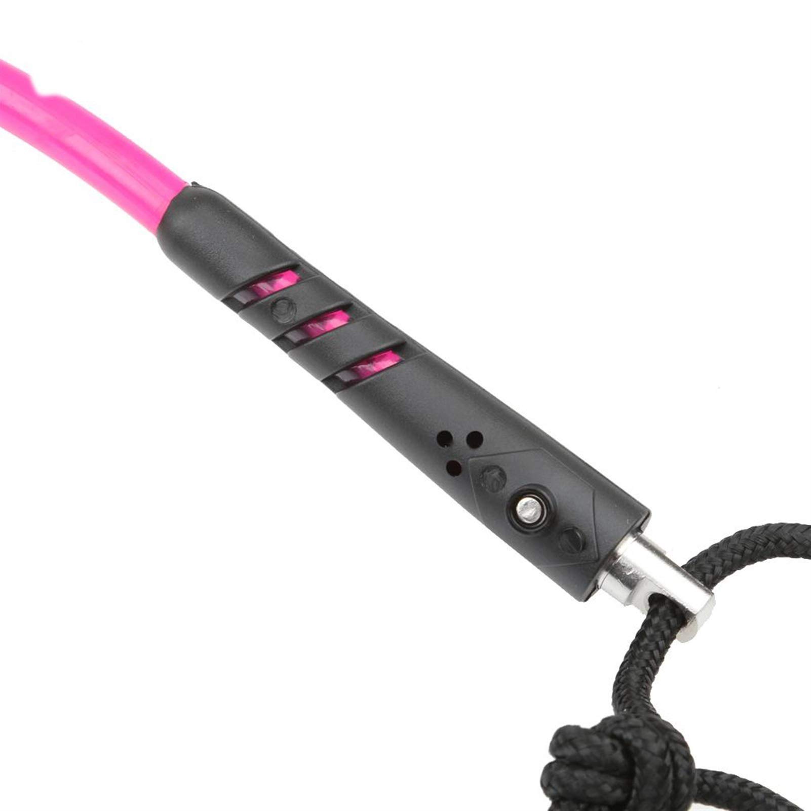 Surf Leine Einstellbare Bodyboard Surfbrett Leine Surfbrett aufgewickelte Bizep-Handgeleine für Surfen im Freien SUP Leash. (Color : Rose Red)