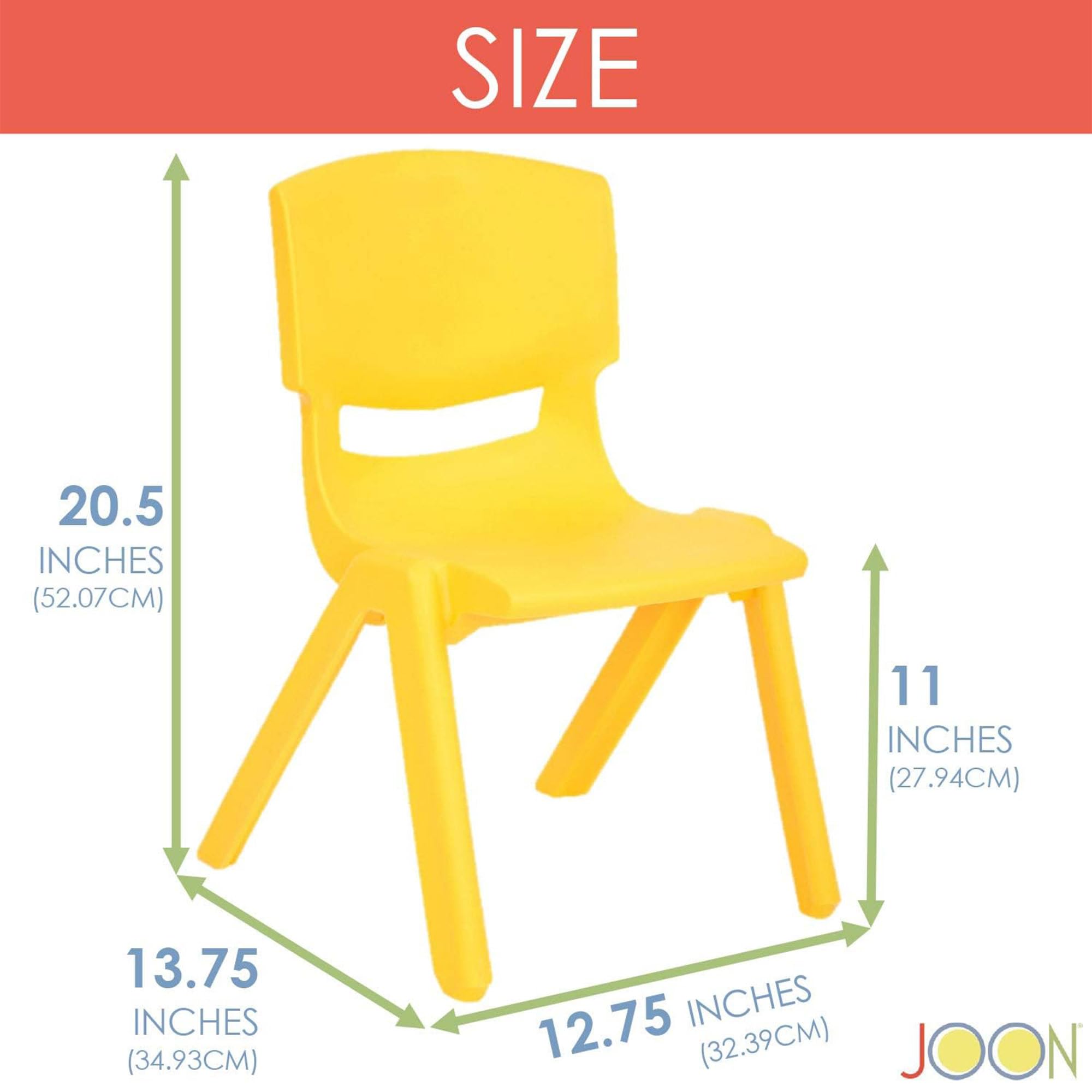 Amazon.com: JOON Stackable Plastic Kids Learning Chairs (10