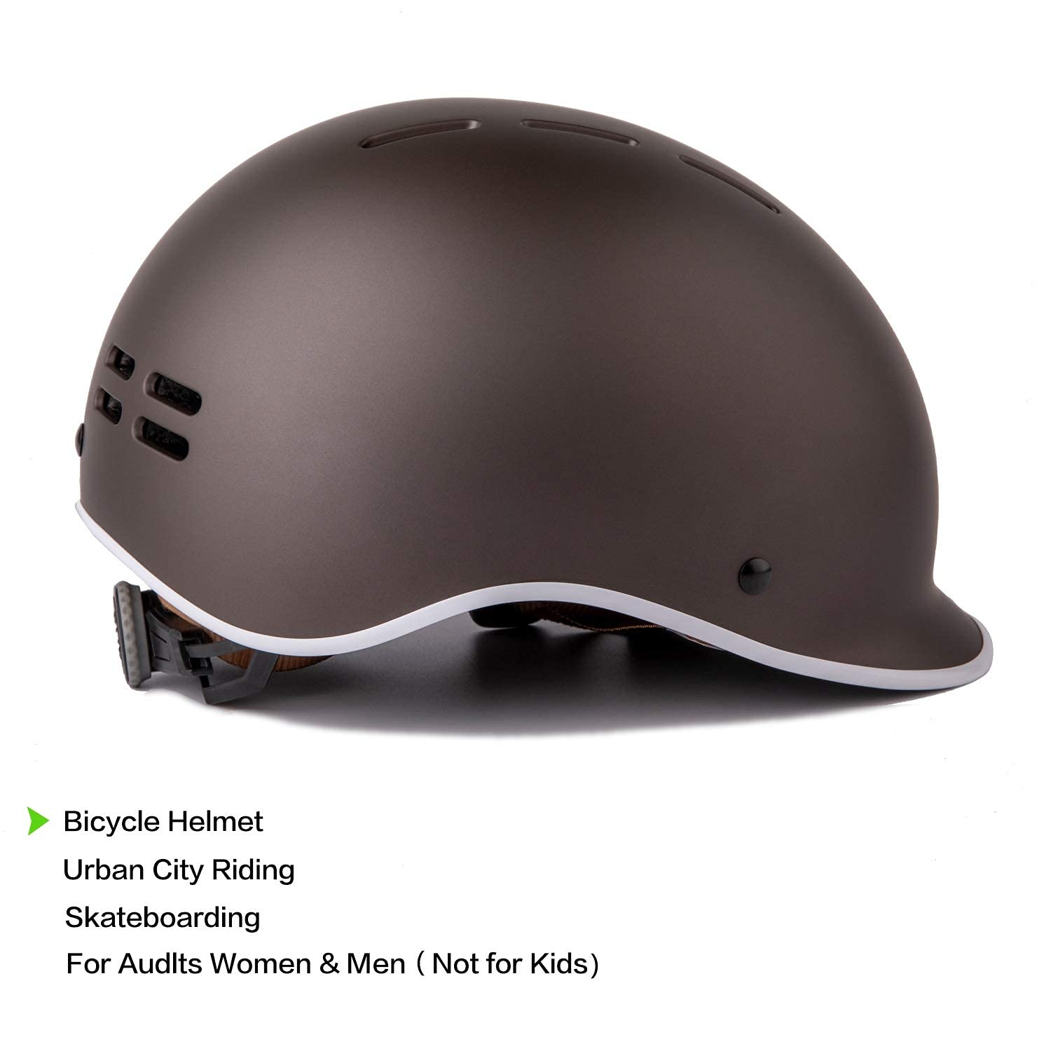 OnBros Bicycle Helmet for Men and Women - Retro Urban Commuter Helmet for Women
