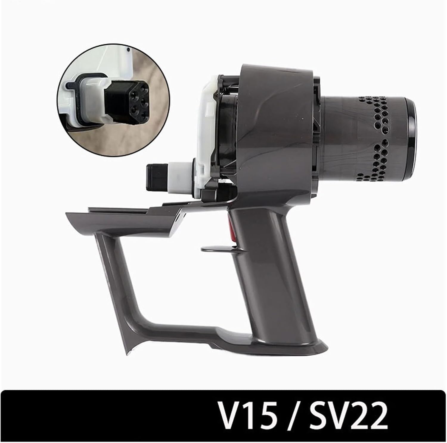 Main Body Motor Host Handle Engine Accessories ，Compatible for Dyson， V15 SV22 Detect Vacuum Cleaner Switch Assembly Included Vacuum Cleaner Accessories Replacement Parts(B)