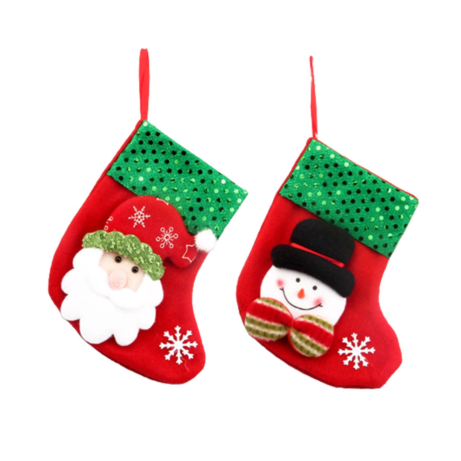 Medias de Navidad,2 Piezas Calcetines de Navidad, Calcetines Navidad Chimenea Personalizados, Adorno de Navidad Bolsa de Dulces, Calcetín de Decoración Navideña para Llenar y Colgar
