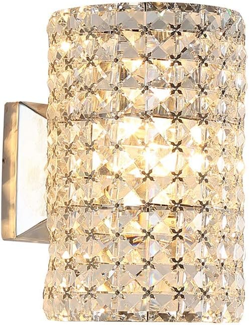 LHTCZZB LHTCZZB Single E14 Crystal Wall Lamp, Home Wandlamp, Slaapkamer Nachtkastje Light Light Lamp, Geschikt voor Bar, Hotel, Restaurant, Café, Woonkamer Corridor