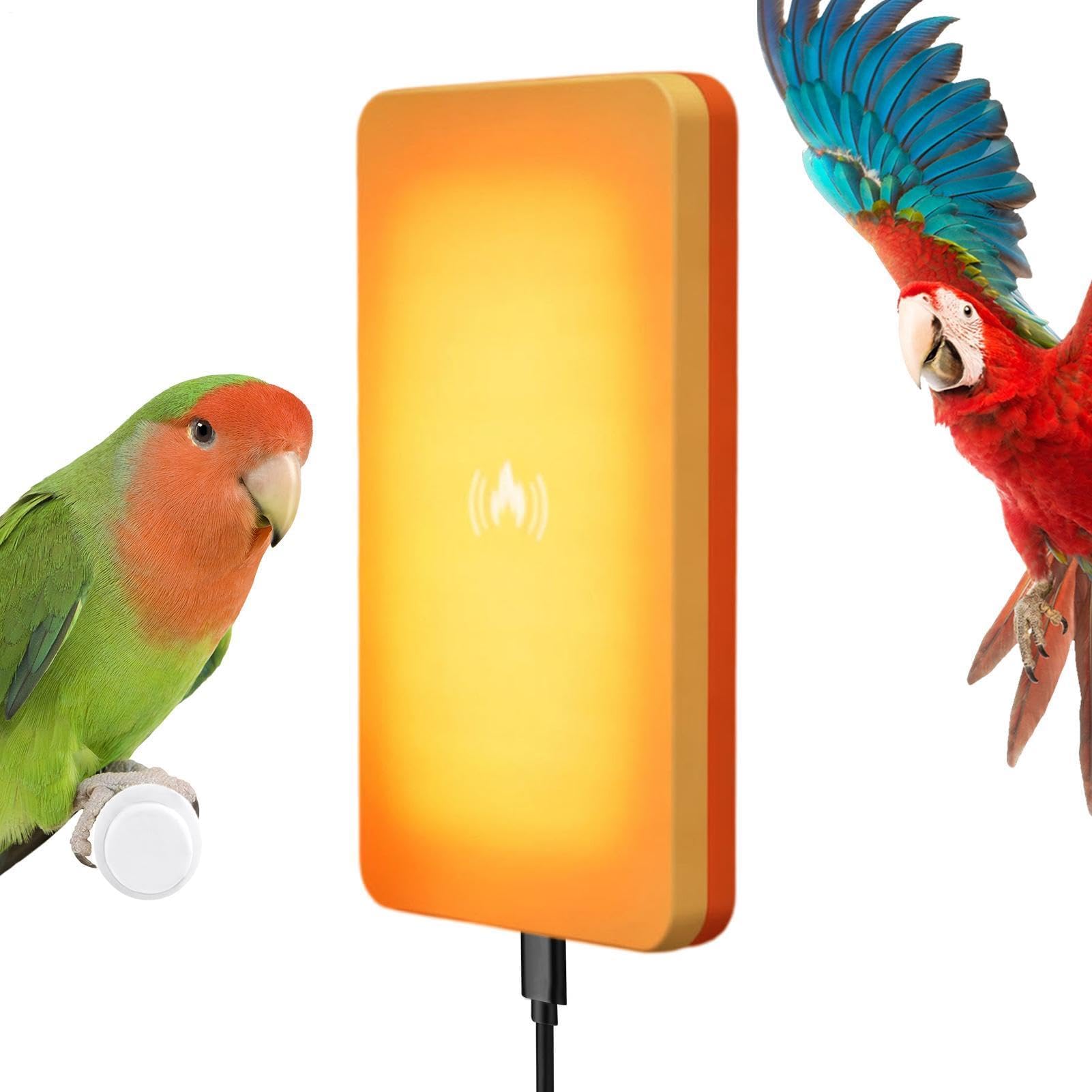 Bird Cage Warmer - Constant Temperature Warmer - Chew-Proof Heater for Bird Cage,for Hamsters Reptiles Small Animals Chicken Coop Bath Winter Outdoor Poultry Turtle Snakes Lizards Frogs Parrot