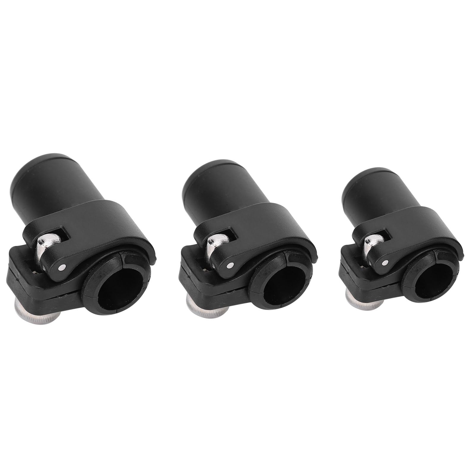 Yosoo Health Gear Clips de Repuesto para Bastón de Trekking, 3 Piezas, Plástico con Bloqueo Rápido, 18 mm, 16 mm, 14 mm